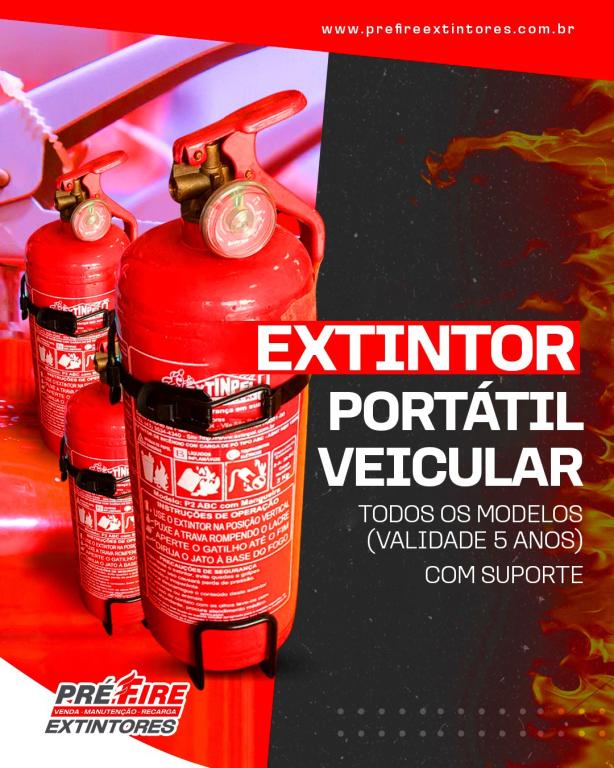 Extintor Portátil Veicular
